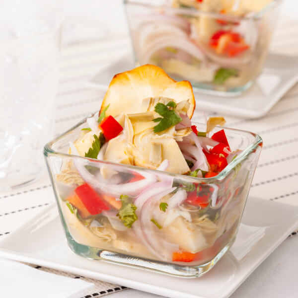 Ceviche de yuca 