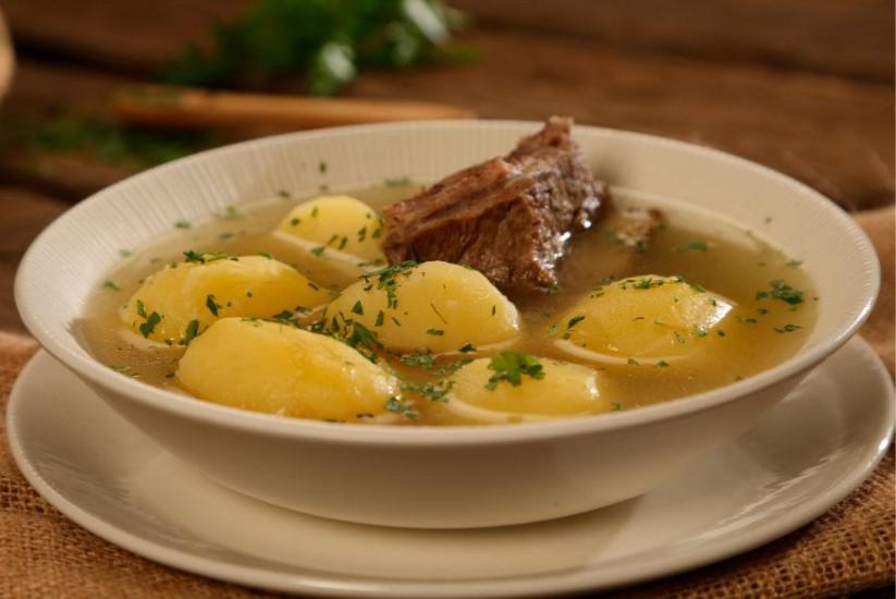 caldo de papa