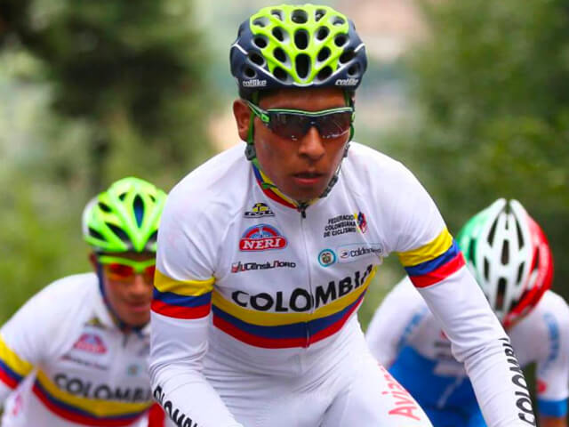 Nairo Quintana con la camiseta de la Selección Colombia