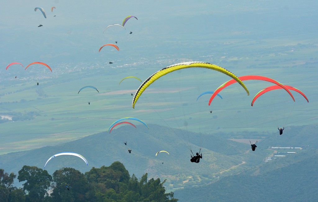 Vuelos de parapente en el Norte del Valle