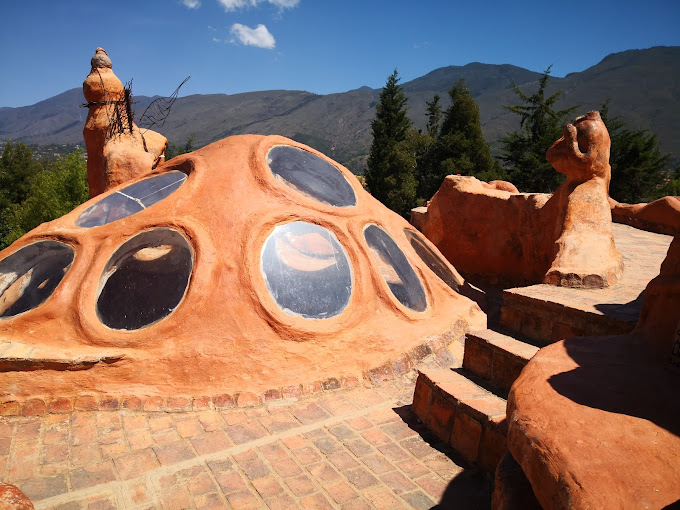 Techo de Casa Terracota en Villa de Leyva, Colombia