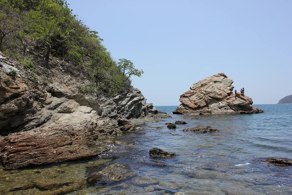Parque, Tayrona, Santa, Marta, Colombia, vacaciones, deportes acuáticos