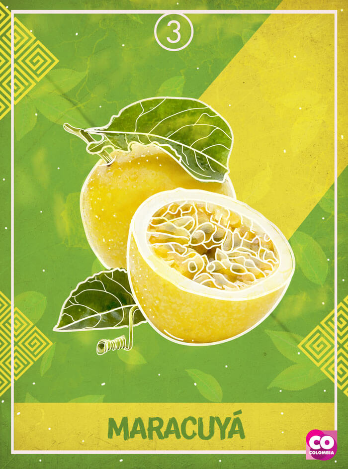 IMAGEN-Frutas de Colombia - Tarot Passifloras - Maracuyá | Marca País Colombia
