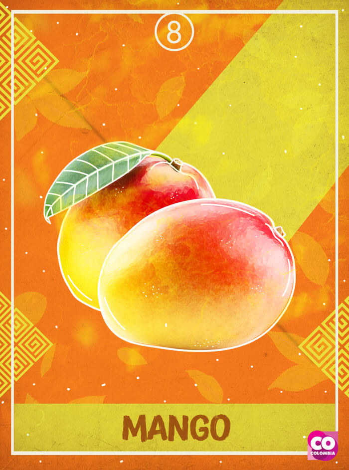 IMAGEN-Frutas de Colombia - Tarot - Mango | Marca País Colombia