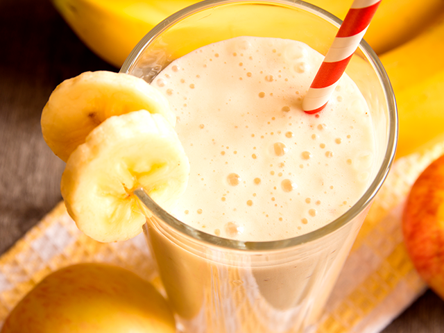 Batido de banano.