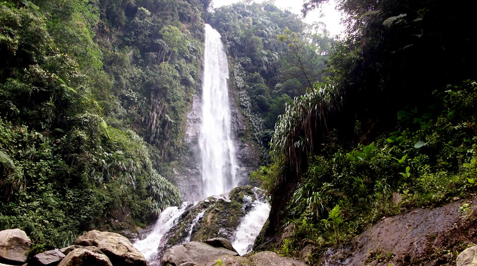 Cascada La Moral, en el Parque Nacional Natural Serranía de los Yariguíes