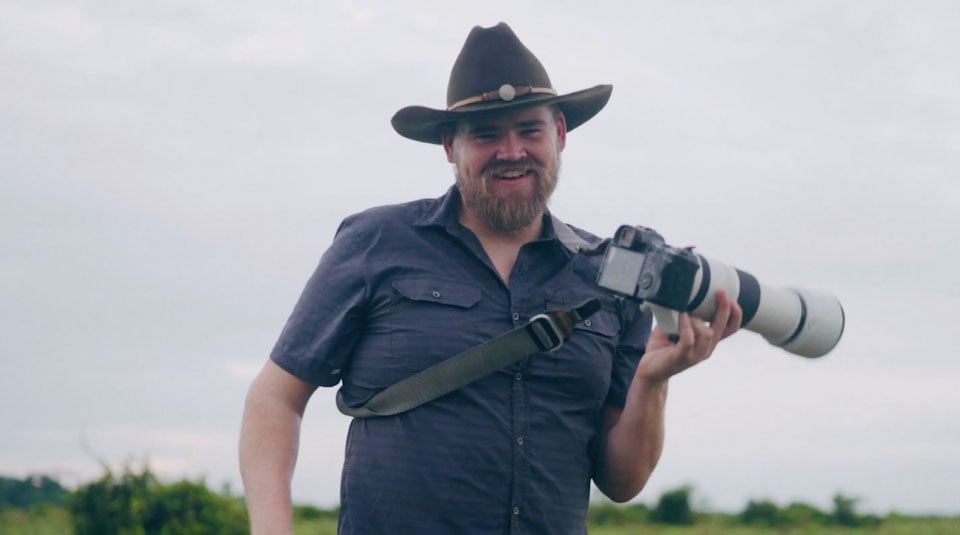 Andy Austin, fotógrafo estadounidense, en su visita a la Amazonía-Orinoquía Colombiana en Finding encanto.