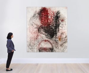 Untitled (Drawings Off the Wall Series), Oscar Murillo, colombian artist.