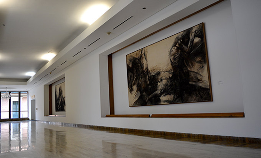 luis caballero holguin, artist, drawing, painting, erotic, exhibition, paris, bogota, cachaco, luis angel arango