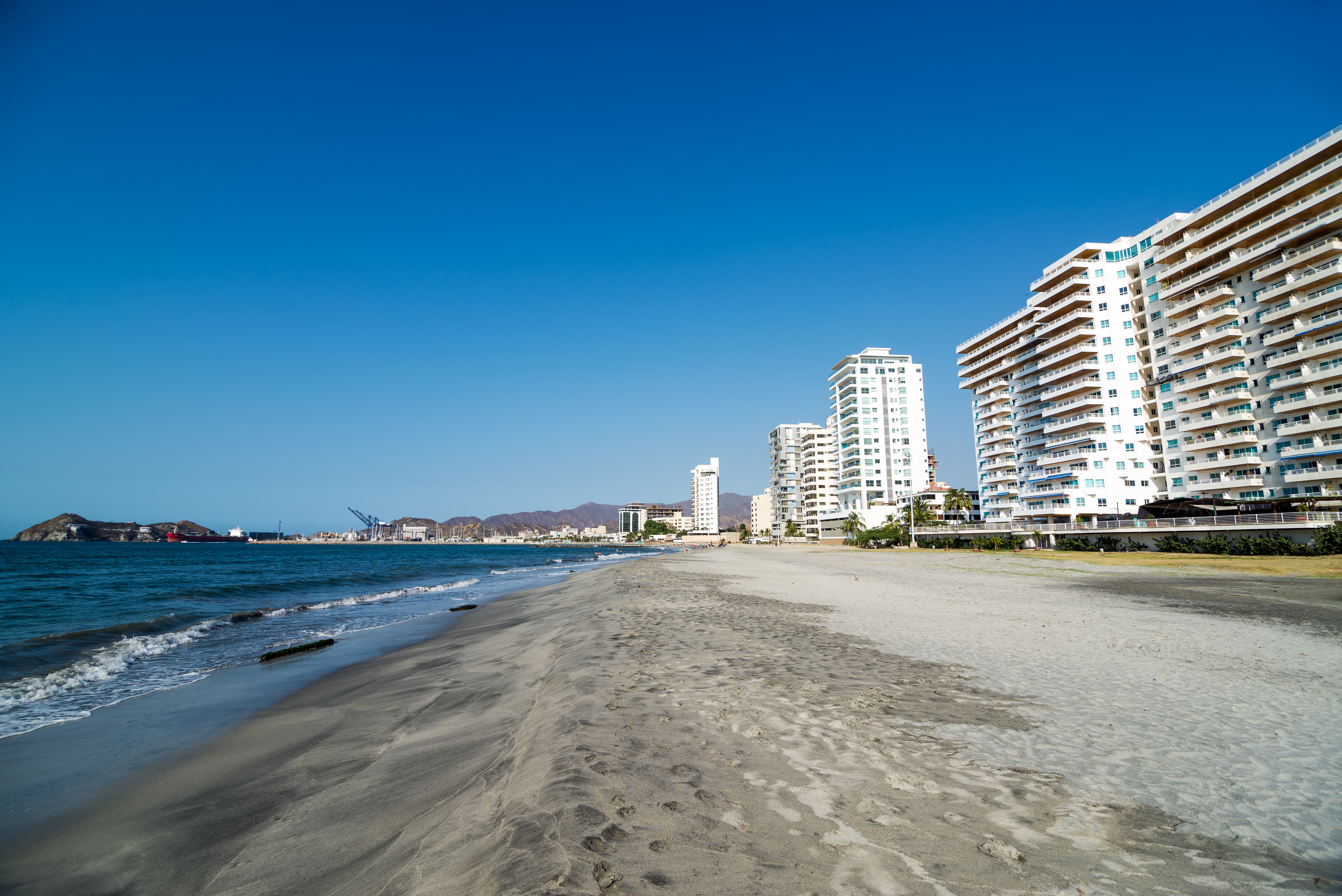 Ciudad Santa Marta playa, voyage-colombie