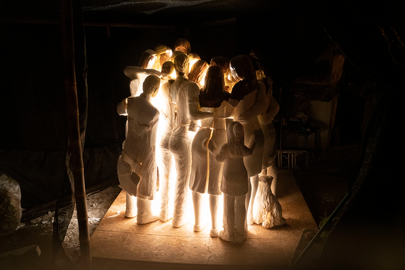L'œuvre d'art contemporain qui sera exposée dans les jardins du Vatican a une lumière au centre - L'œuvre d'art Rituel de la Réconciliation qui sera exposée dans les jardins du Vatican | Marque Pays Colombie