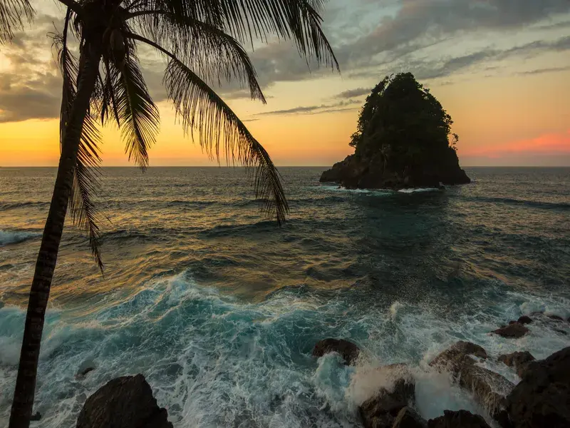 Atardecer en Capurgana Chocó Colombia