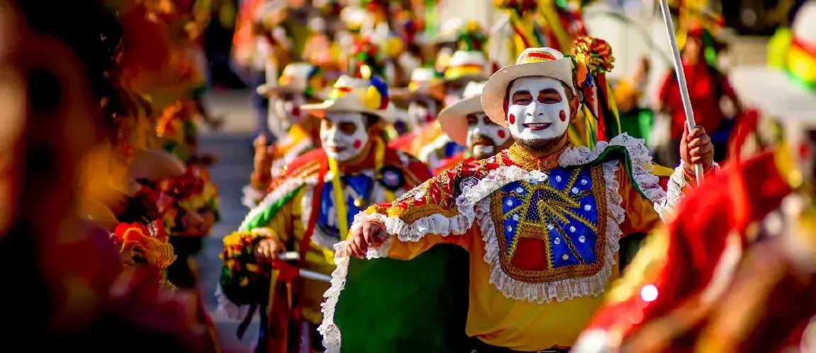Carnaval en destino colombiano