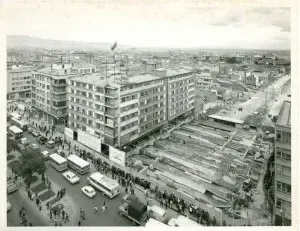 Construction of the Cudecom building in Bogota