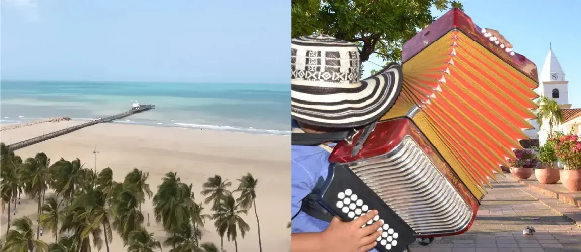 Playas de Riohacha y Festival Francios el Hombre