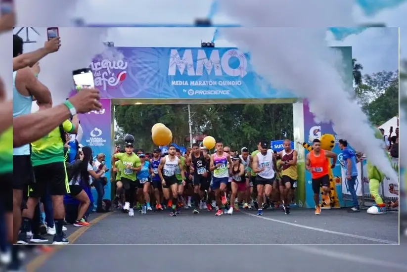 Participants of the Quindío Half Marathon Participants of the Quindío Half Marathon