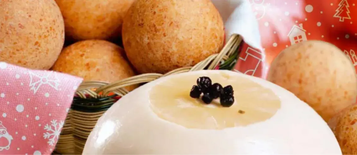 Natilla y buñuelos colombianos