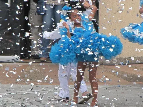 Little dancer from a folk group