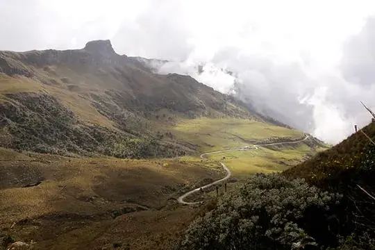 Parque de los nevados en colombia