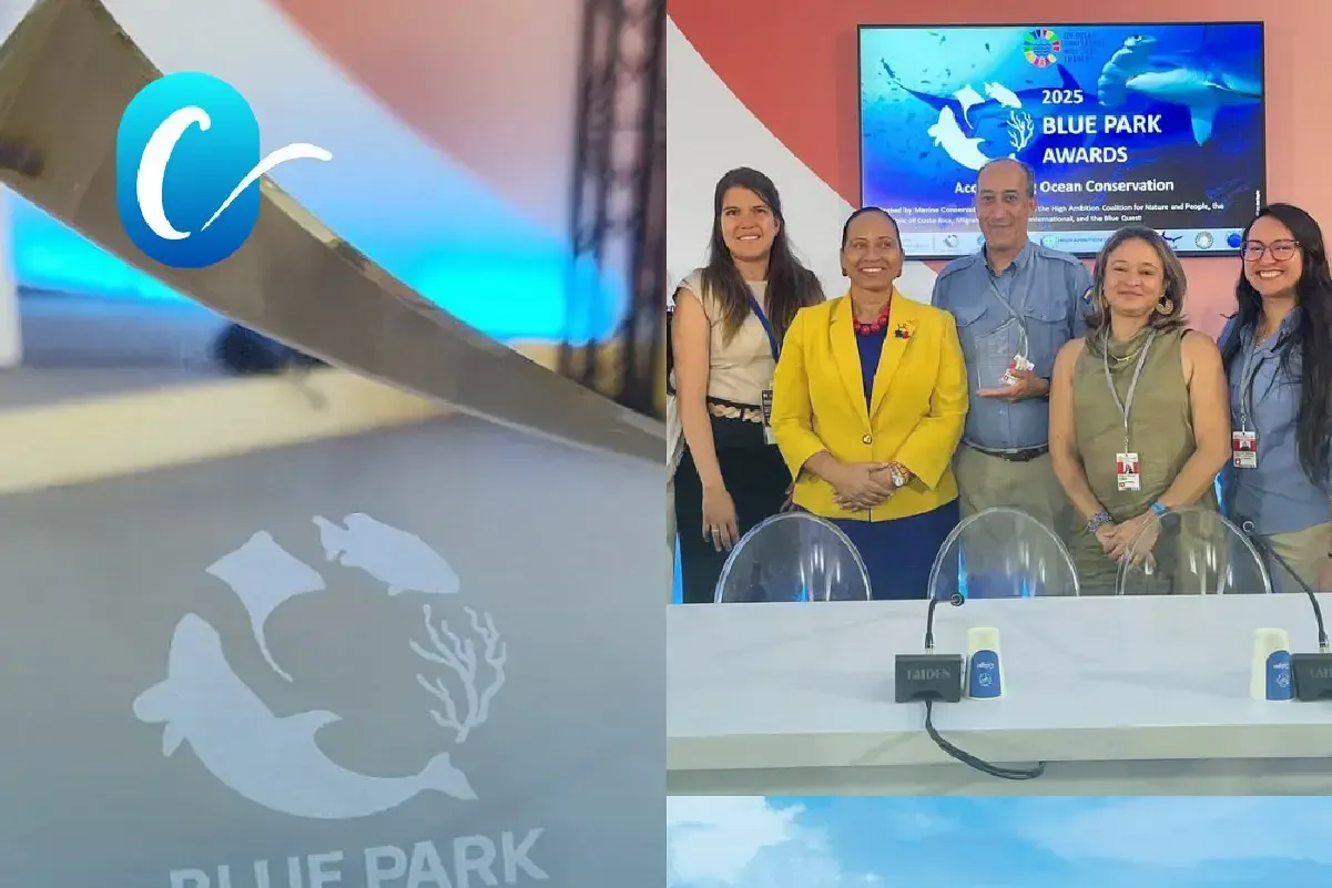 El Parque Nacional Natural Gorgona recibió el premio Blue Park