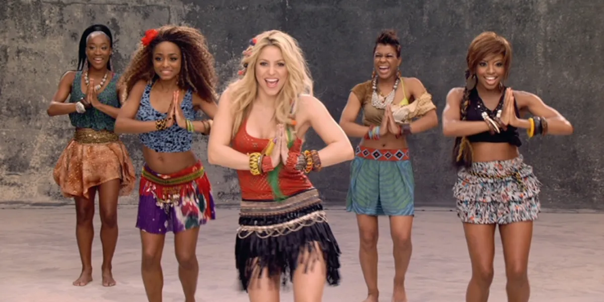 Presentación de Shakira en el mundial