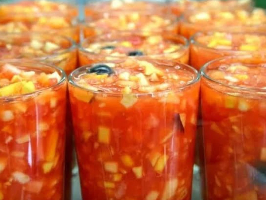 Preparación con fruta: salpicón colombiano