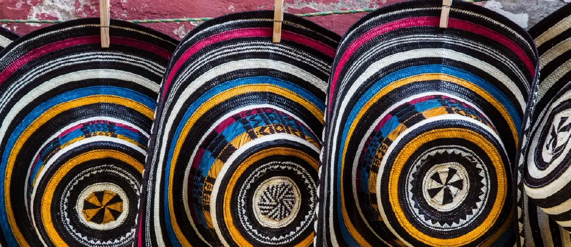 Sombrero vueltiao colombiano