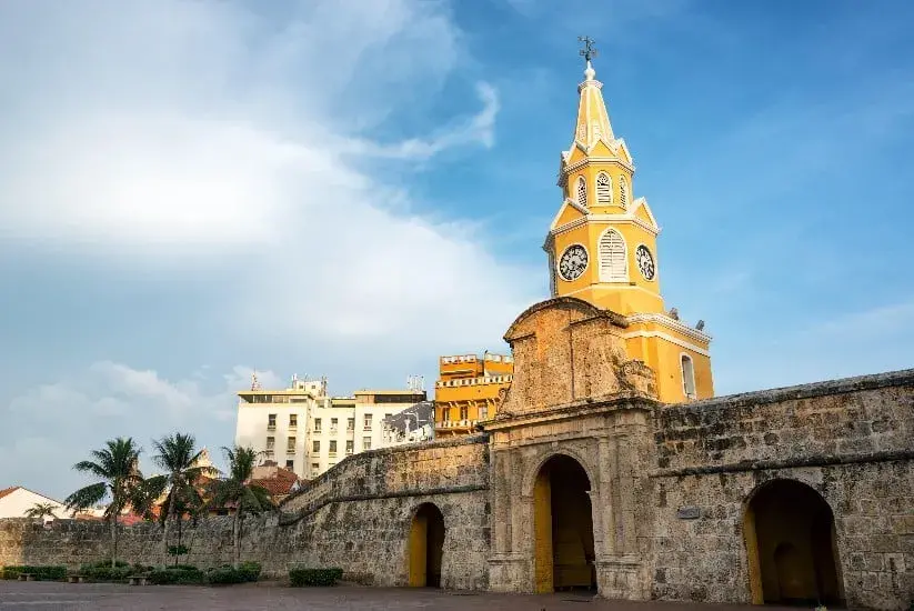 Torre del Reloj en la Ciudad amurallada, Cartagena