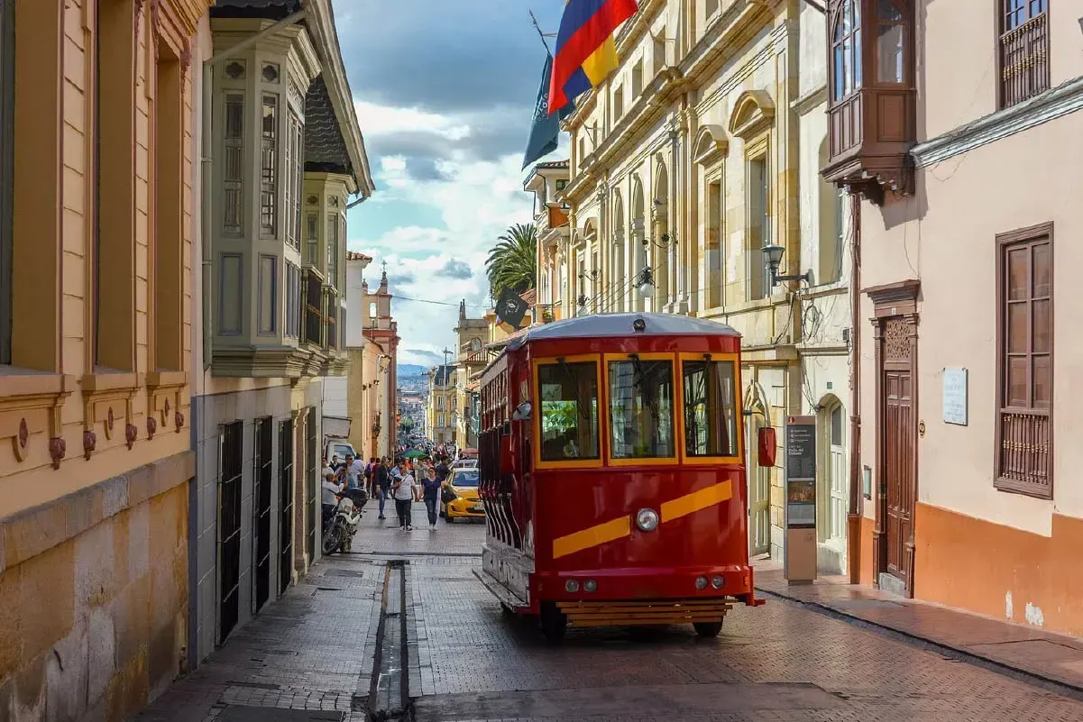 Tranvía en La Candelaria, Bogotá