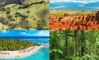Ecosistemas de Colombia: bosques, páramos, desiertos y playas