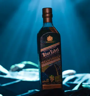 Blue Label limited edition whiskey