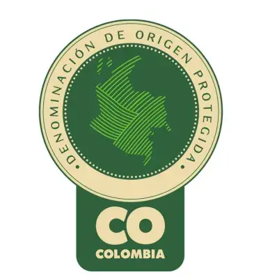 Seal of origin for Colombian products