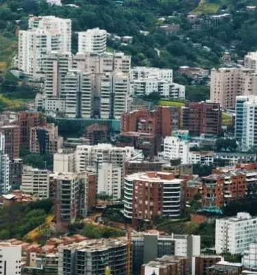 Panoramic view of Cali Colombia Country Brand