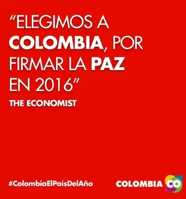 Frase de The Economist sobre Colombia por firmar la paz en 2016