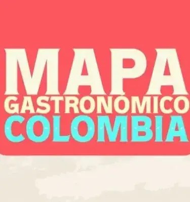 Mapa Gastronómico Colombia" en bloque rojo y azul. ¡Qué interesante! ¿Te gustaría explorar el mapa gastronómico de Colombia?