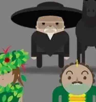 Ilustraciones de personajes de mitos y leyendas colombianas