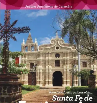 Iglesia colonial en Santa Fe de Antioquia, Pueblo Patrimonio de Colombia