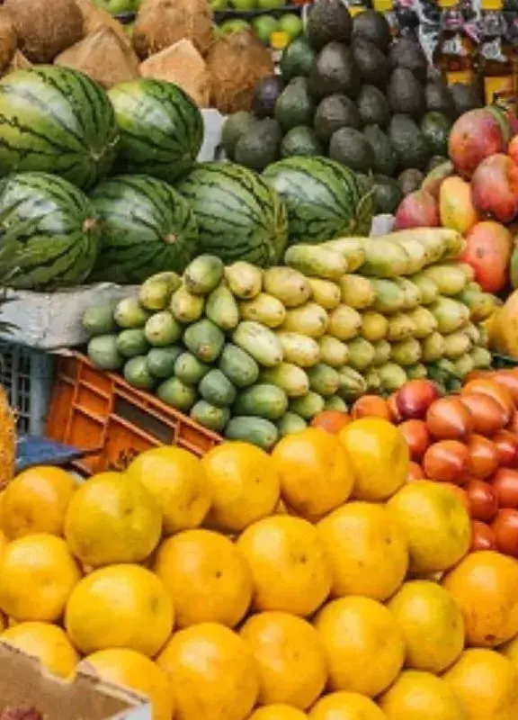 Alimentos del campo colombiano