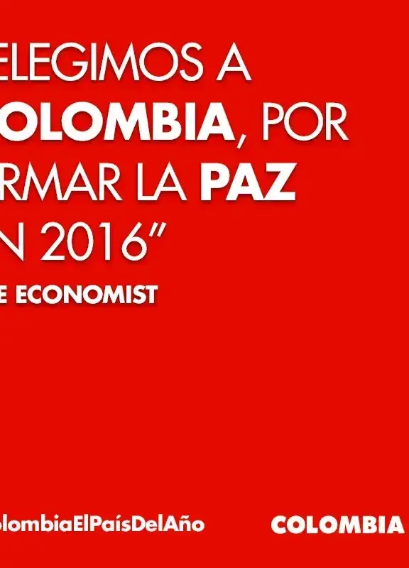 Frase de The Economist sobre Colombia por firmar la paz en 2016
