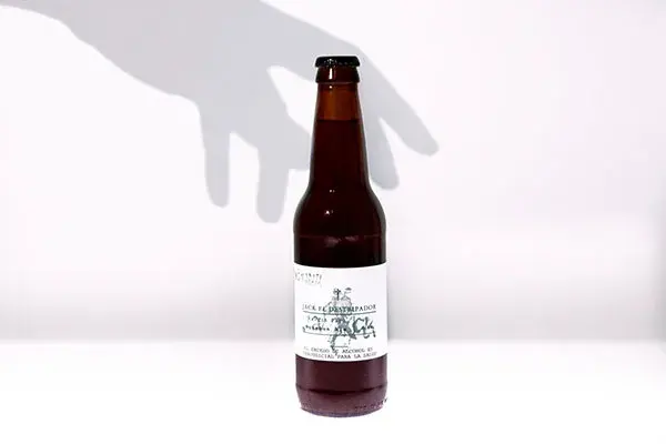 photograph of Jack El Destripador beer bottle
