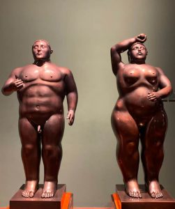 Adán y Eva, de Fernando Botero. Foto de archivo.