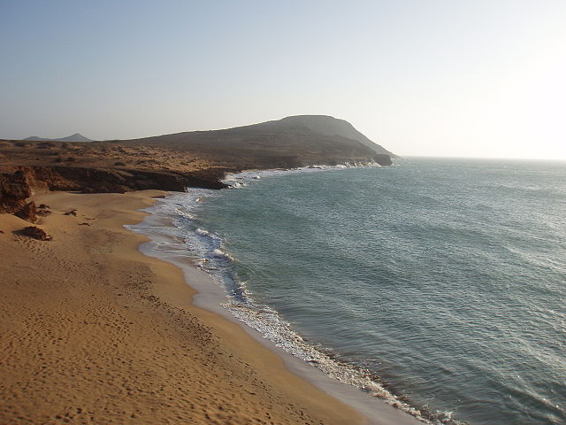 fotografía de Cabo de la vela en la Guajira ubicada en el norte de Colombia, cultura indígena en Colombia