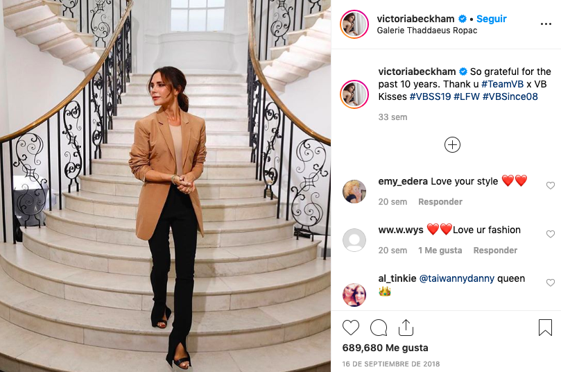 Victoria Beckham, Haider Ackermann, diseño de modas, diseñador colombiano