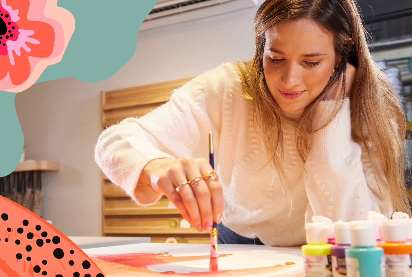 La artista Viviana Grondona. 