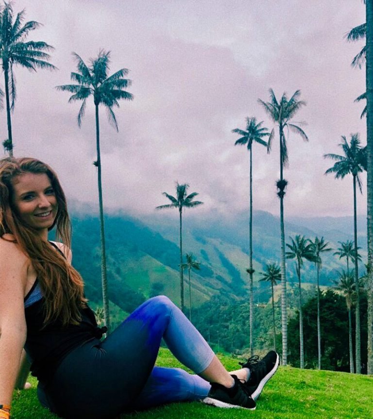 Kally Higgins à la Vallée de Cocora au pays le plus accueillant du monde | Marque Pays Colombie