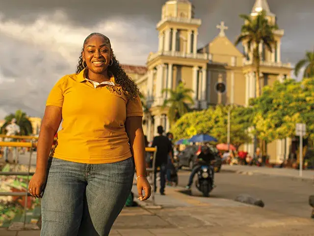 Mujer colombiana emprendedora, Ludy Valencia.