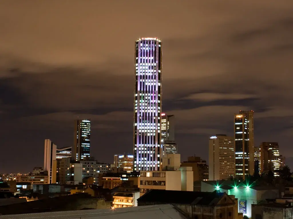 Torre colpatria, bogotá, colombia