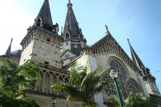 Facade of the Cathedral Basilica of Manizales.