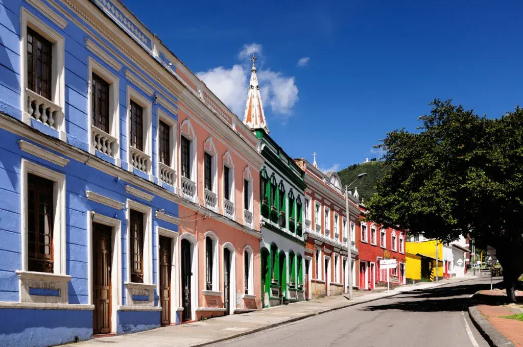 El centro histórico de Bogotá