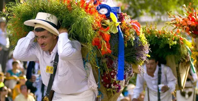 Feria de las Flores Medellín, silleteros Medellín, silleteros de Santa Elena